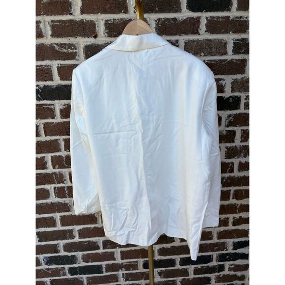 NWT PIPPA The Label Marlow Oversized Blazer In White Size Small MSRP $270 - Picture 6 of 9